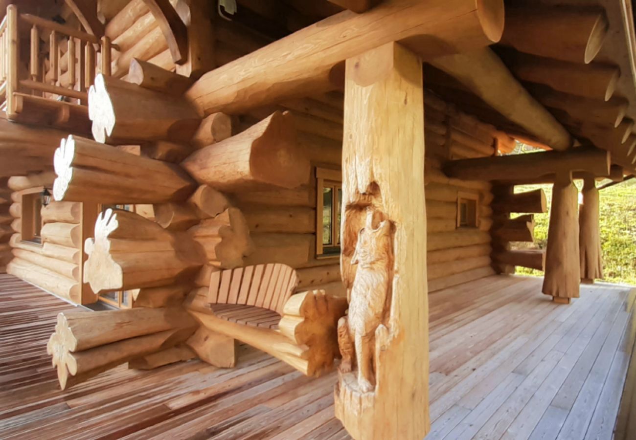 Holidays in the Vosges, the lair of the Vosges, spa, sauna, high-end, mountain, sculpture
